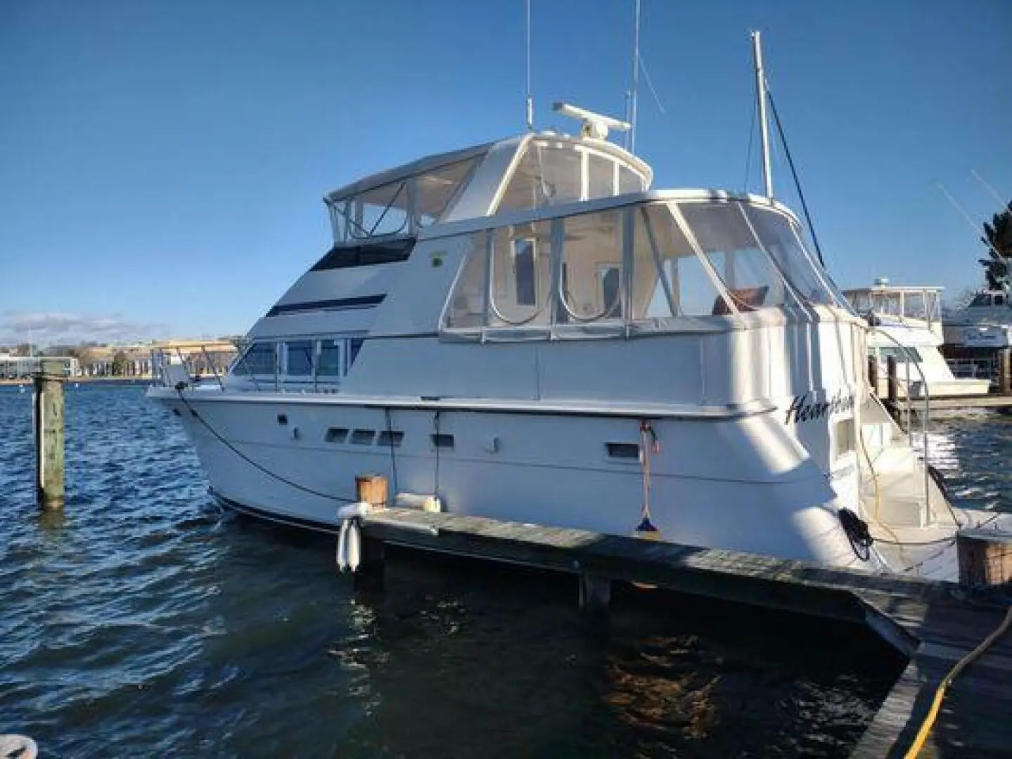 1996 Hatteras 50 sport deck