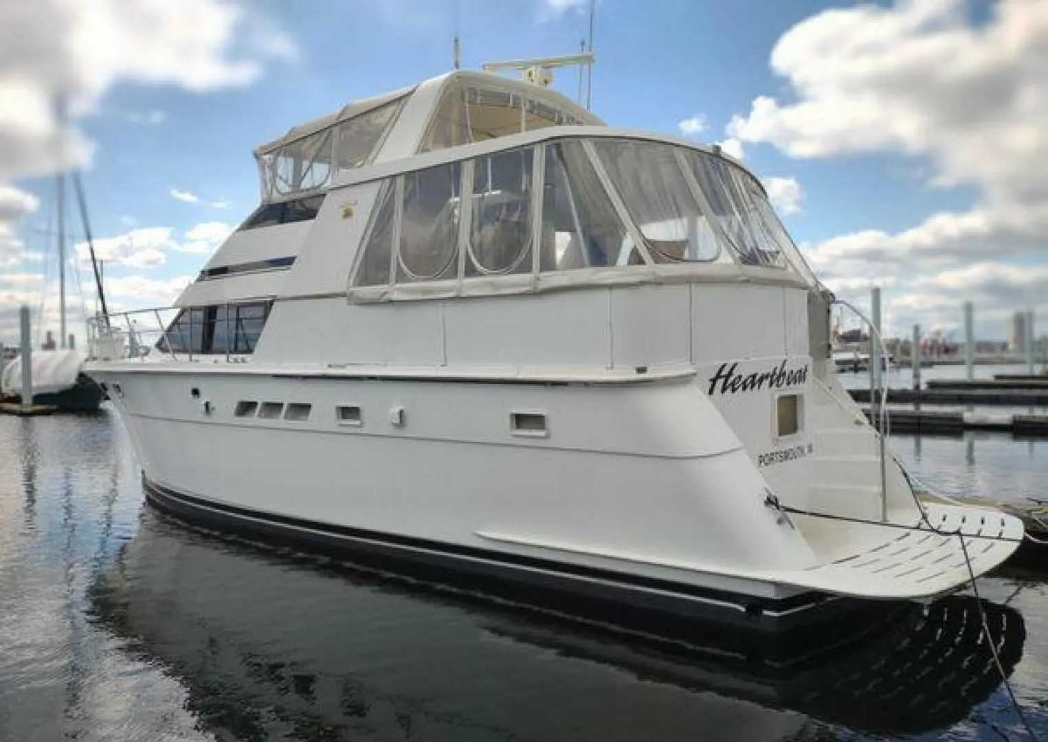 1996 Hatteras 50 sport deck