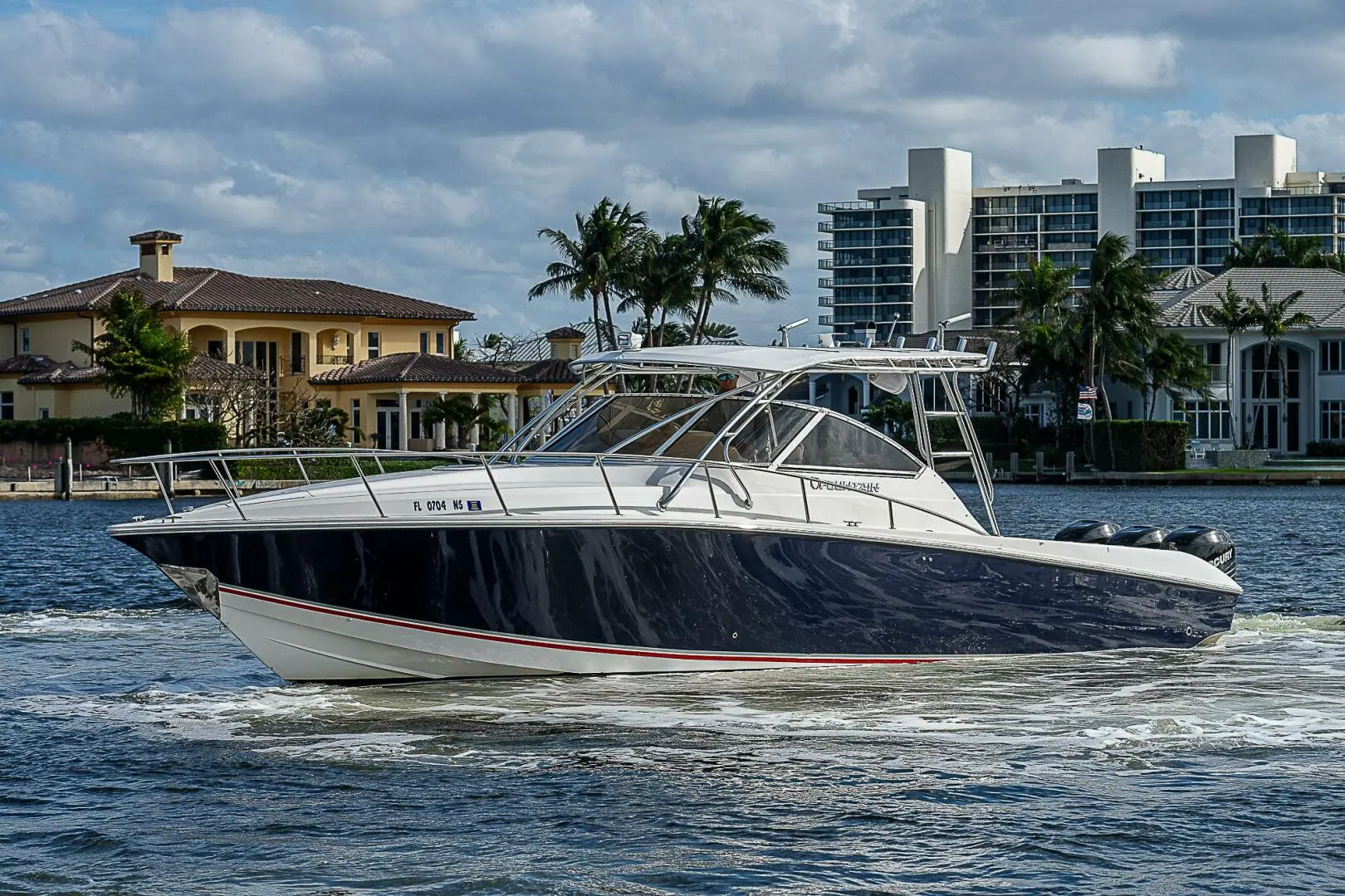 2008 Fountain 38 sportfish cruiser ob