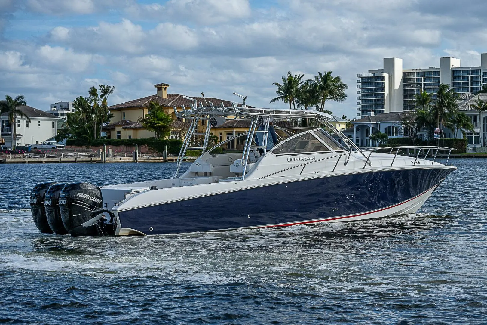 2008 Fountain 38 sportfish cruiser ob