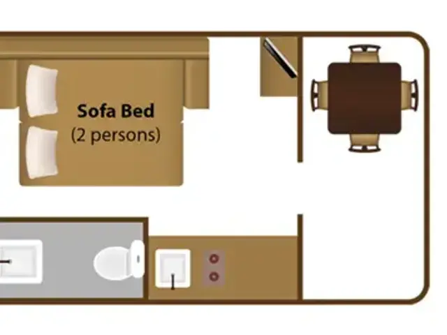 Boat Haus Mediterranean 8x3 Classic Houseboat