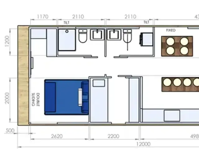 Boat Haus Mediterranean 12X4,5 ROYAL Houseboat