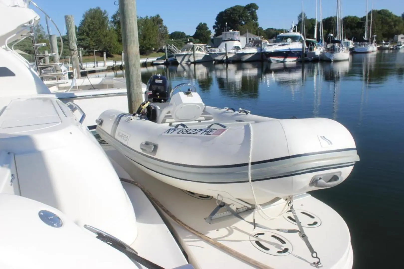 2002 Sea Ray 450 express bridge