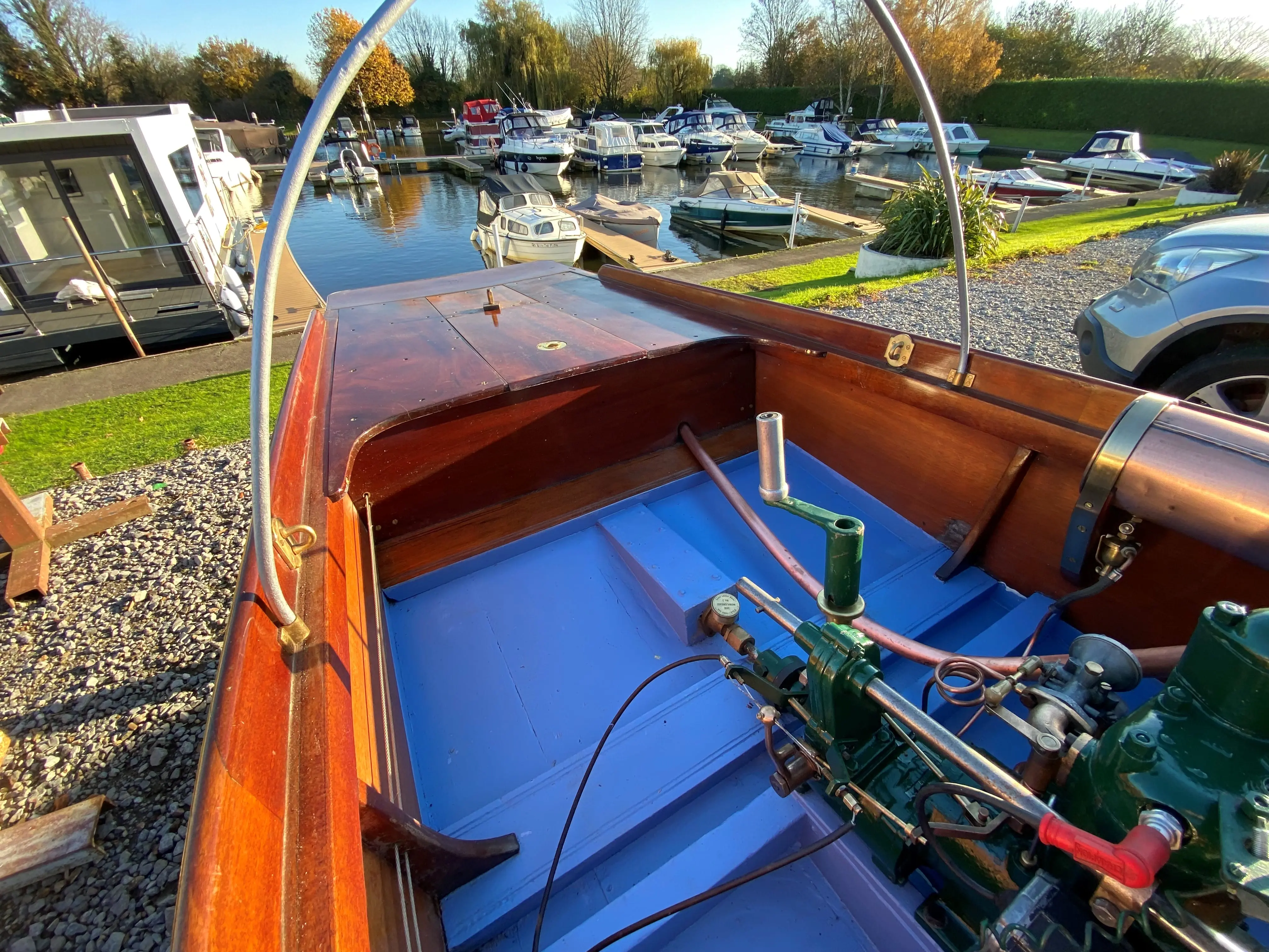 1960 Custom classic mahogany punt