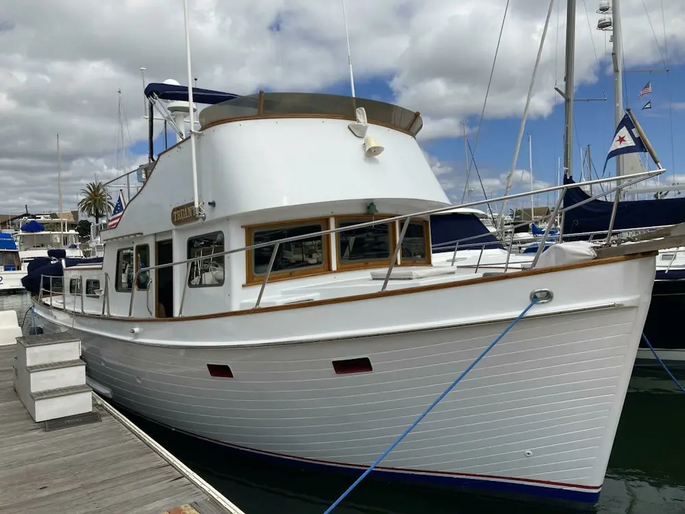 1969 Monk custom 38 trawler