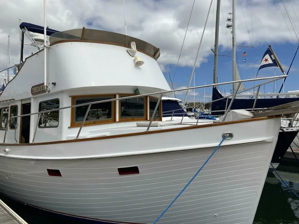 1969 Monk custom 38 trawler