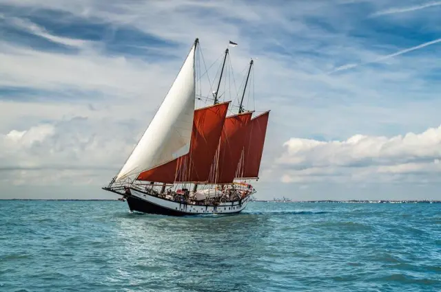 1994 Offshore three masted gaff schooner