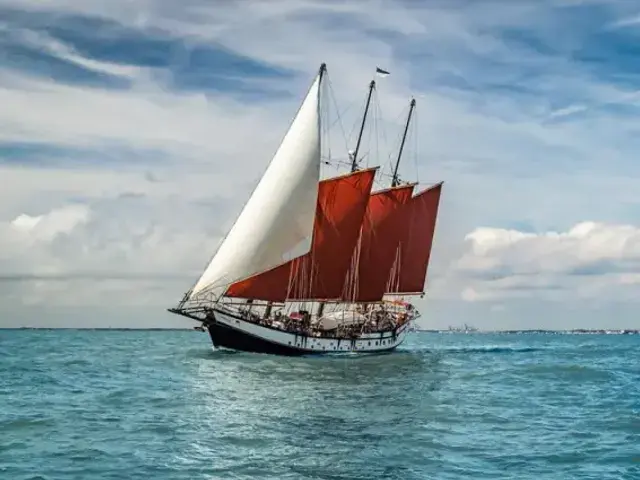 Tall Ship Three Masted Gaff Schooner