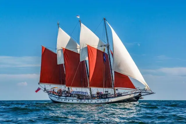 1994 Offshore three masted gaff schooner