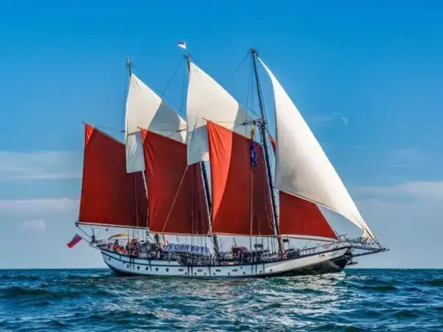 Tall Ship Three Masted Gaff Schooner