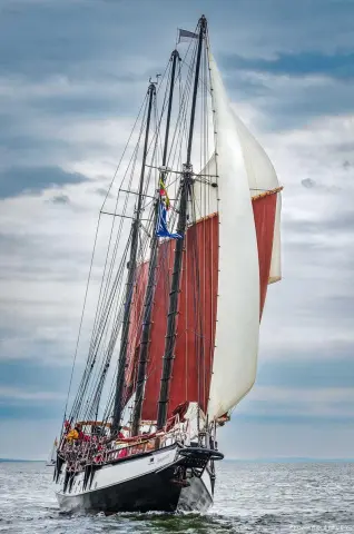 1994 Offshore three masted gaff schooner