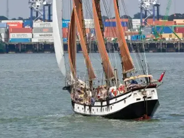 Tall Ship Three Masted Gaff Schooner