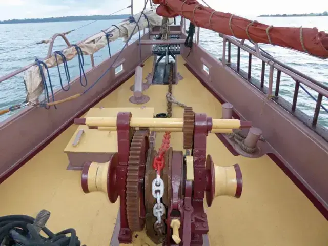 Tall Ship Three Masted Gaff Schooner