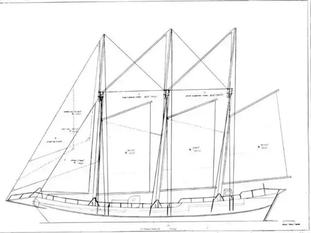 Tall Ship Three Masted Gaff Schooner