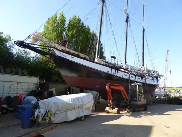 Tall Ship Three Masted Gaff Schooner