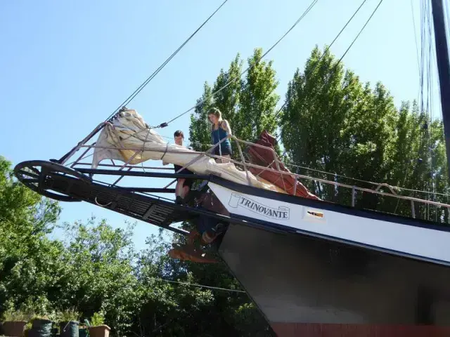 Tall Ship Three Masted Gaff Schooner