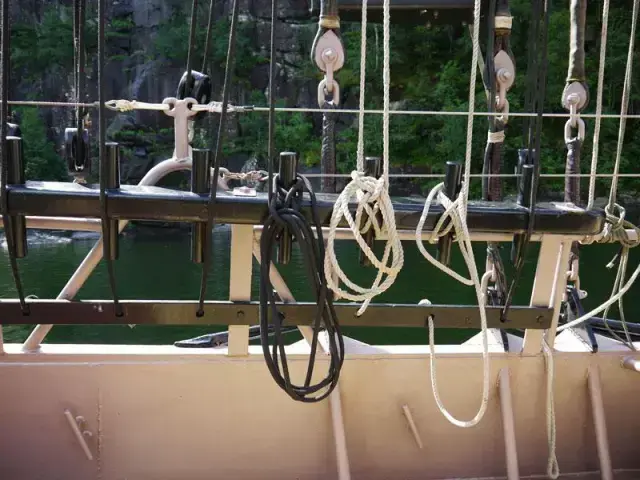 Tall Ship Three Masted Gaff Schooner