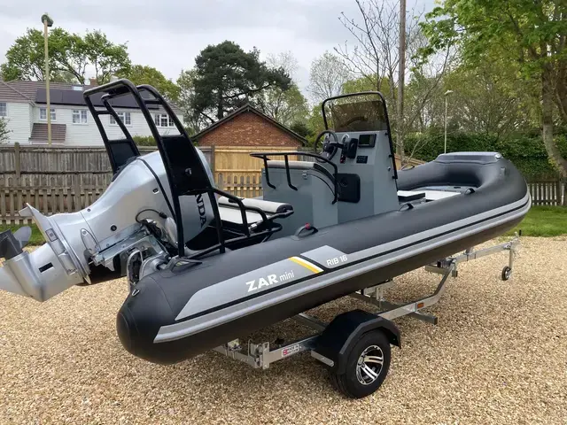 Zar Mini Boats Rib Pro 16 + Honda Bf80 + Road Trailer