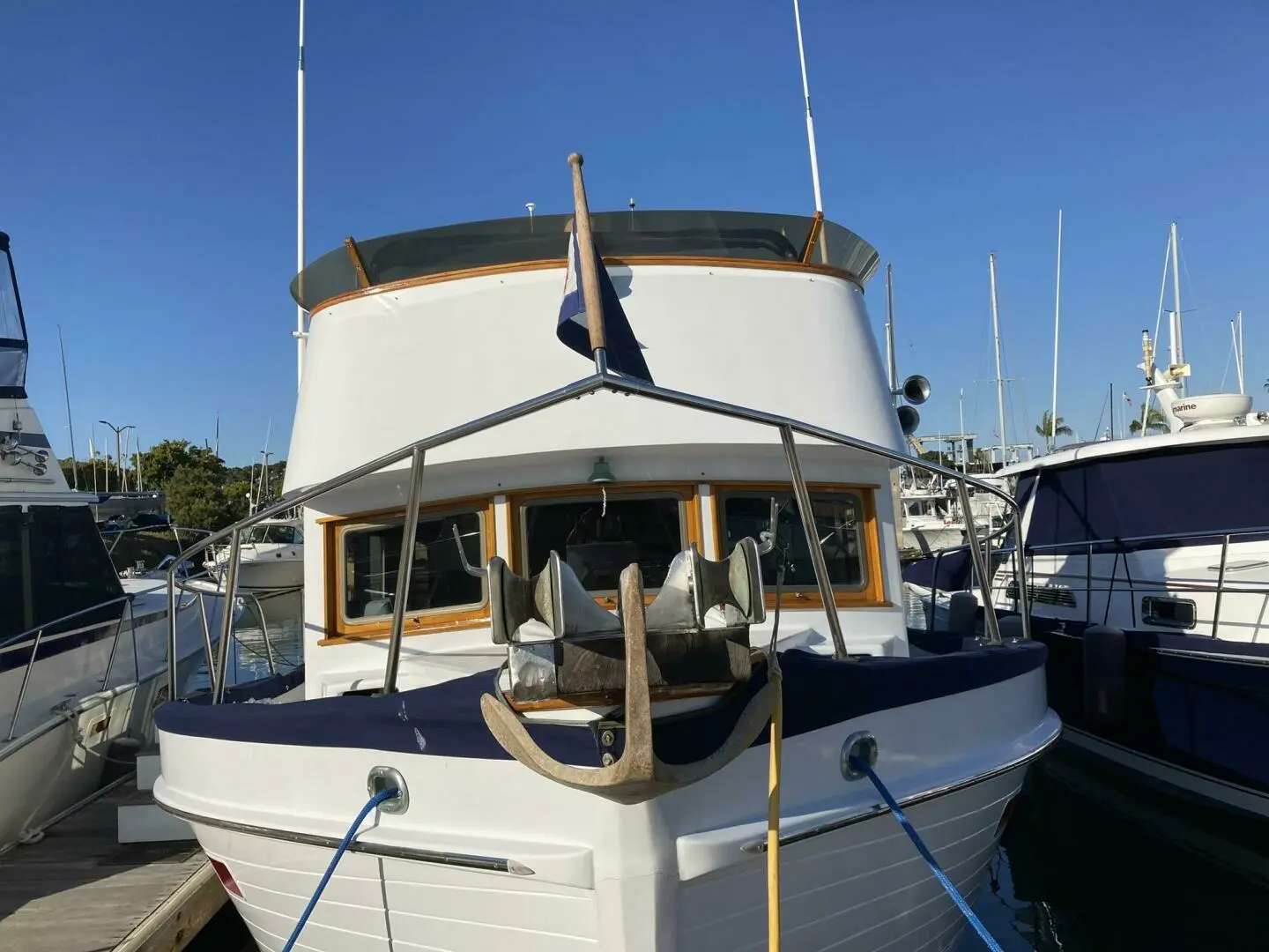 1969 Monk custom 38 trawler