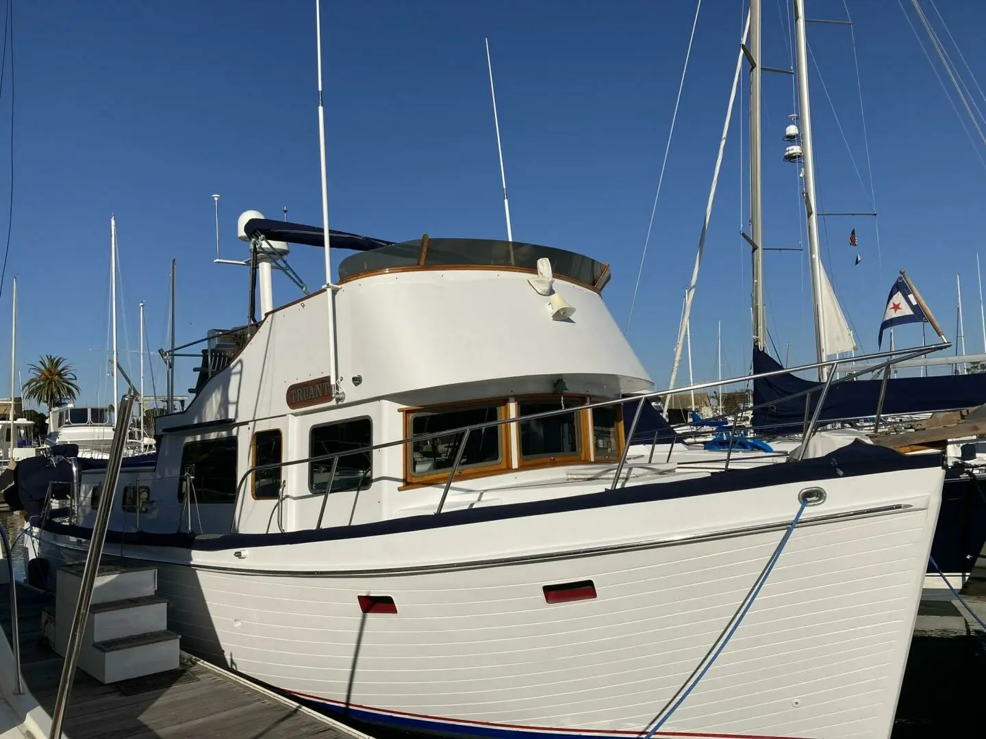 1969 Monk custom 38 trawler