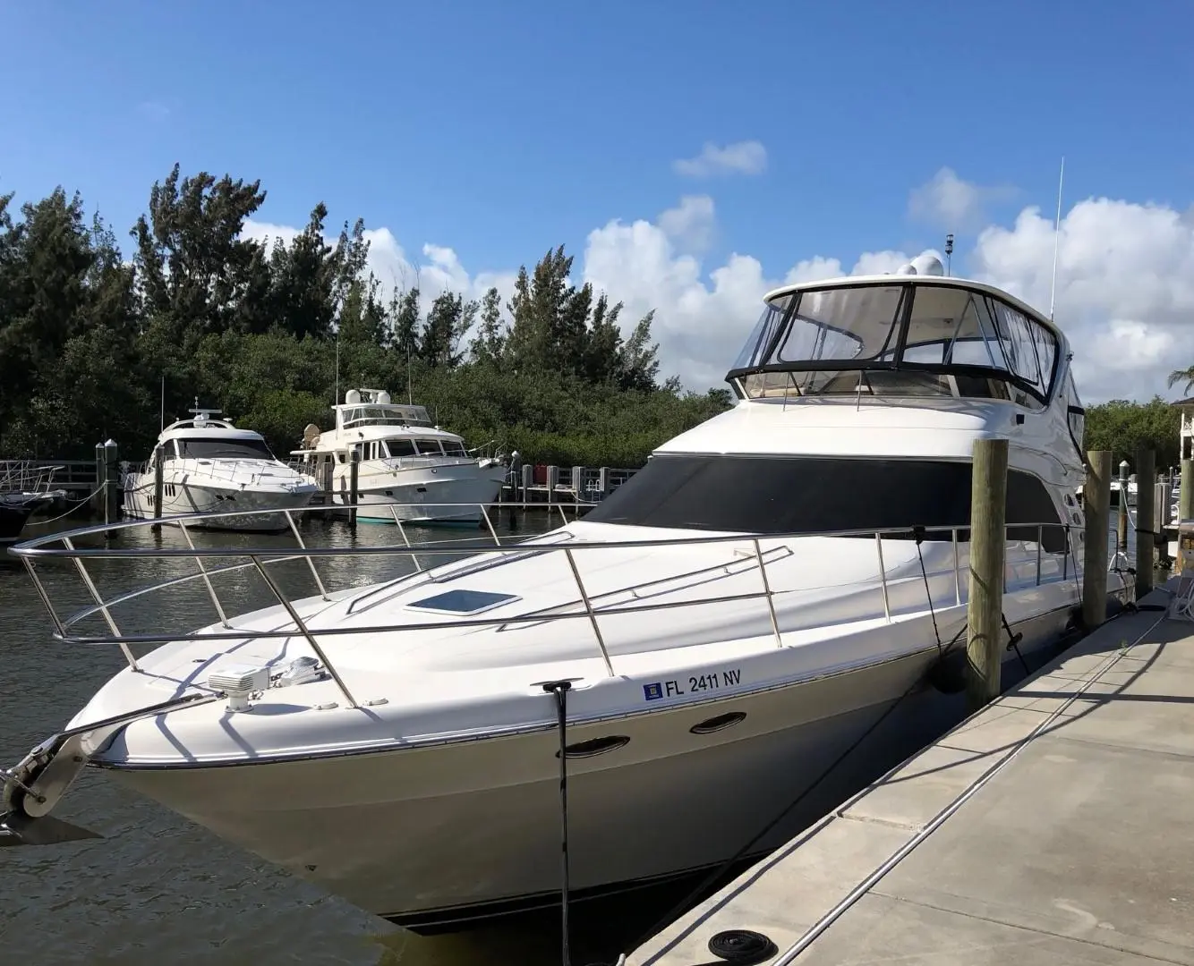 1999 Sea Ray 56 sedan bridge