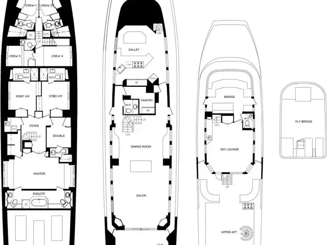 Hatteras Tri-deck Motoryacht