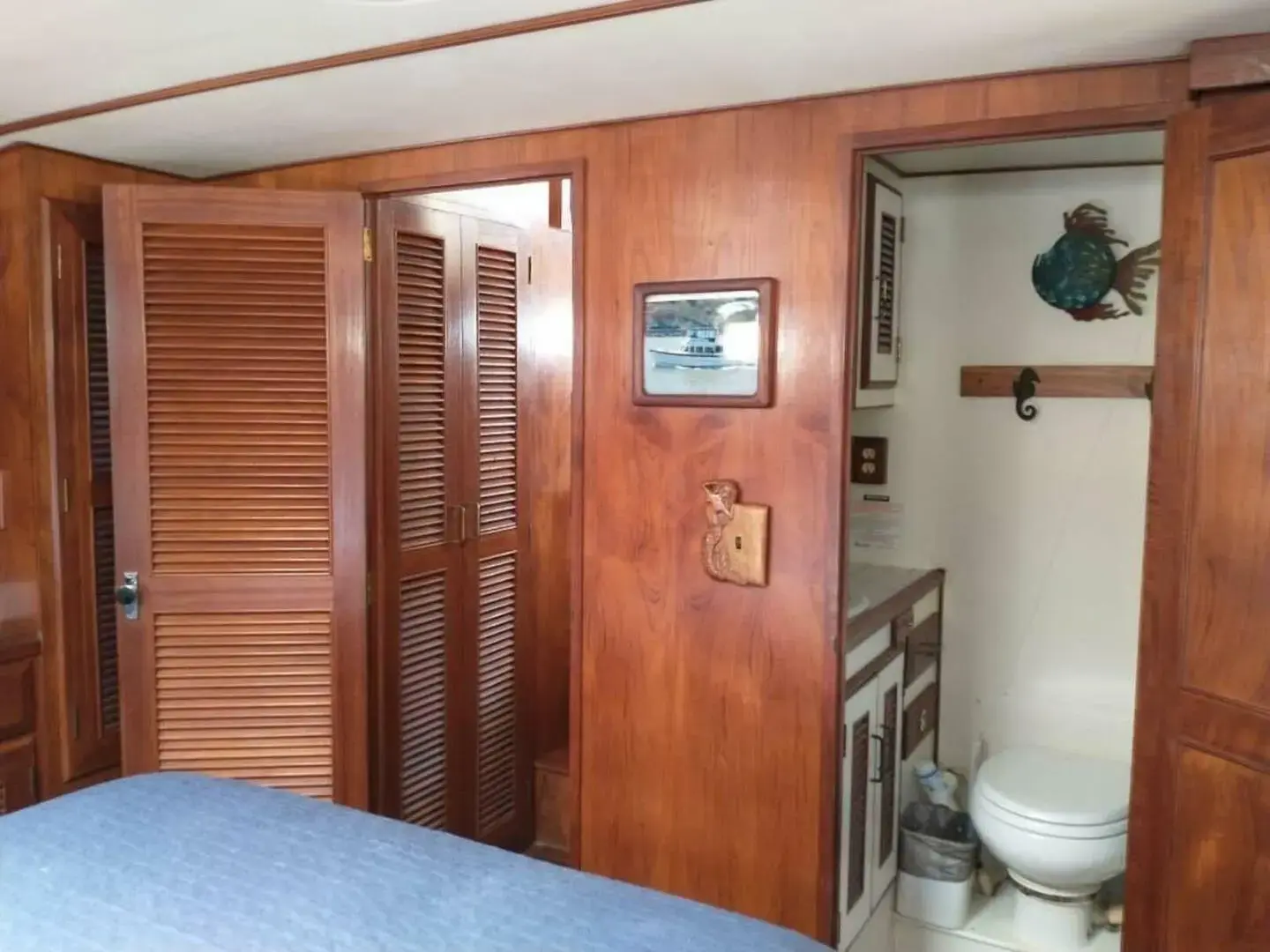 1982 Ocean 43 flush aft deck trawler