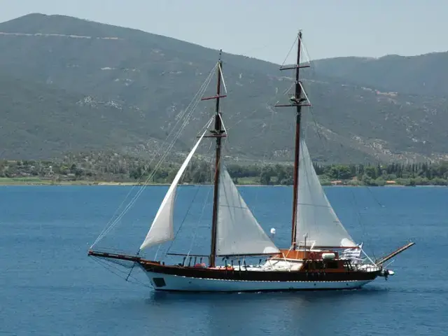 wooden Yawl Motor Sailer 38m.