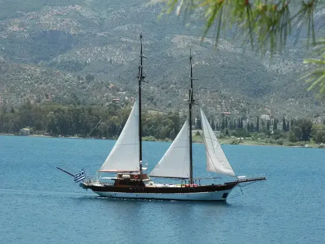 wooden Yawl Motor Sailer 38m.