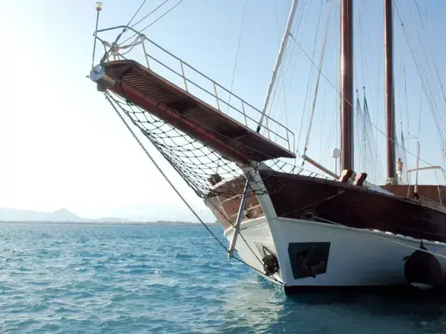 wooden Yawl Motor Sailer 38m.