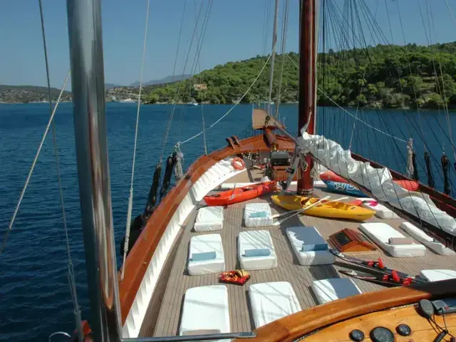 wooden Yawl Motor Sailer 38m.