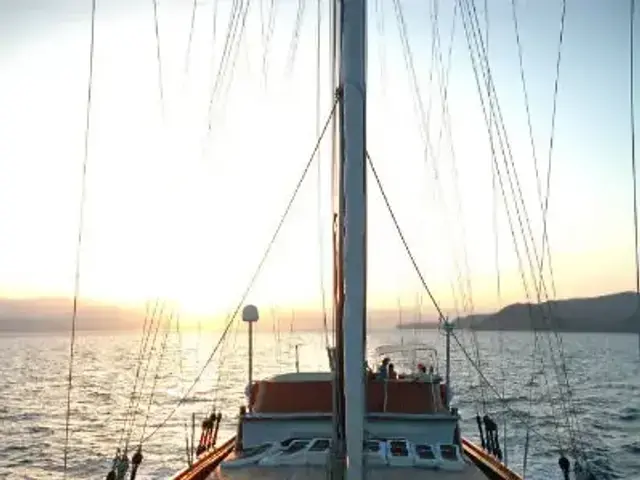 wooden Yawl Motor Sailer 38m.