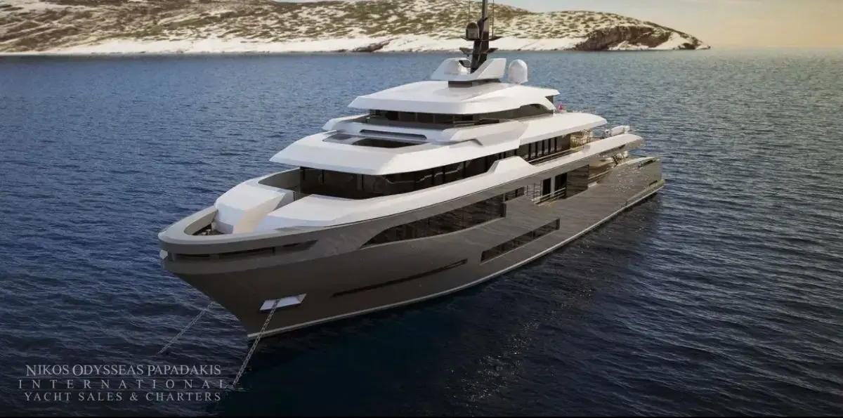 2023 Custom tri-deck motor yacht 58m