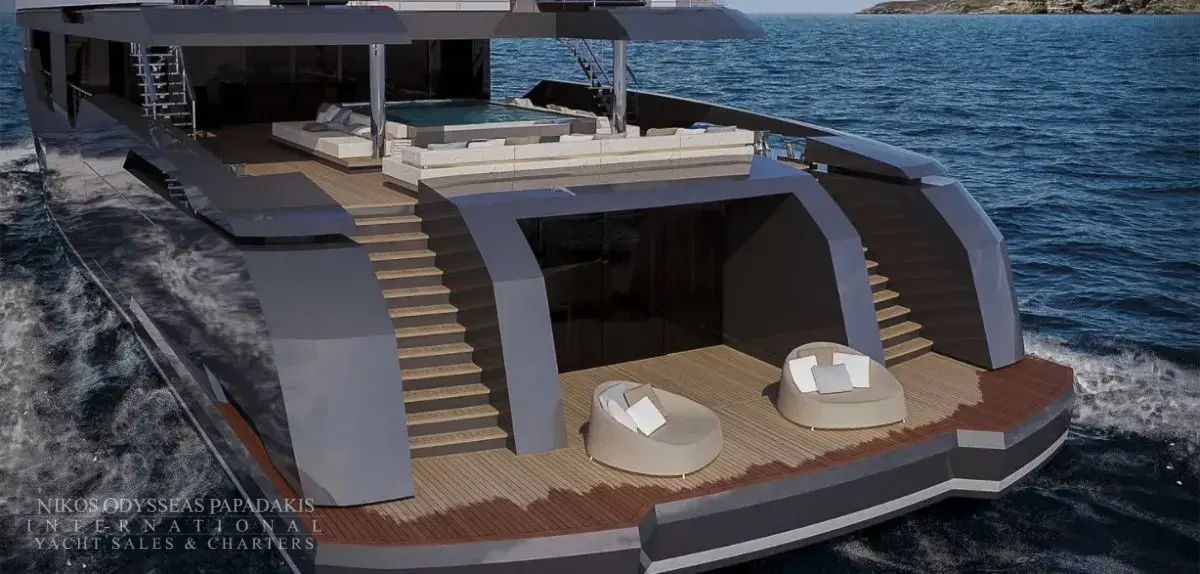 2023 Custom tri-deck motor yacht 58m