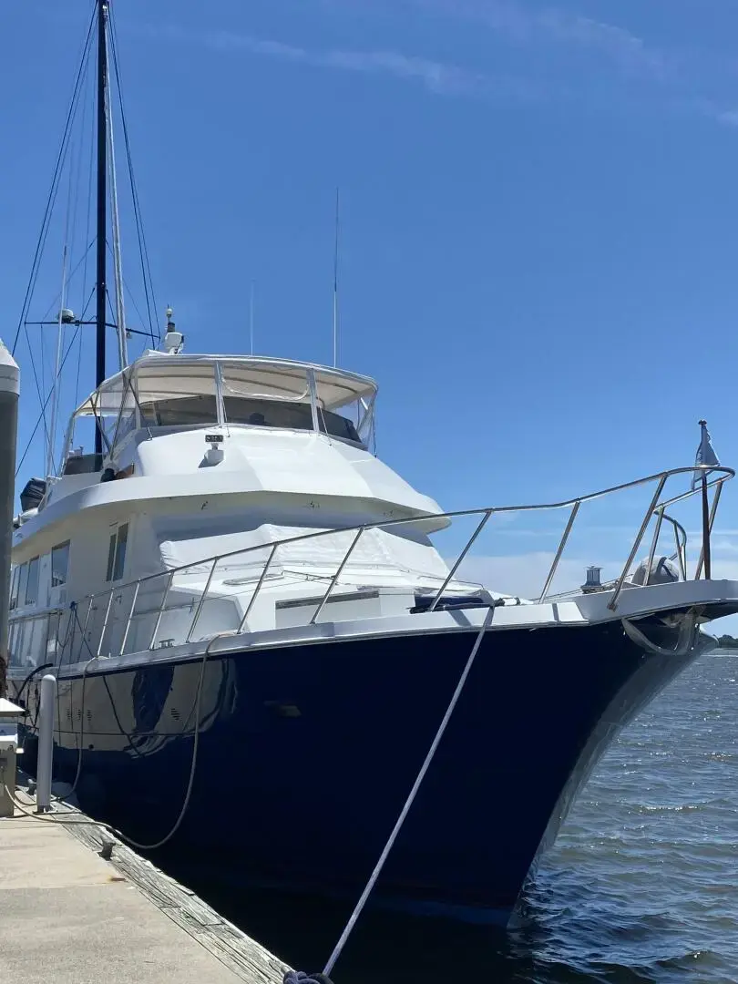 1994 Hatteras 70 cockpit motor yacht