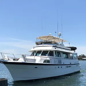 1987 Hatteras 63 Cockpit Motoryacht