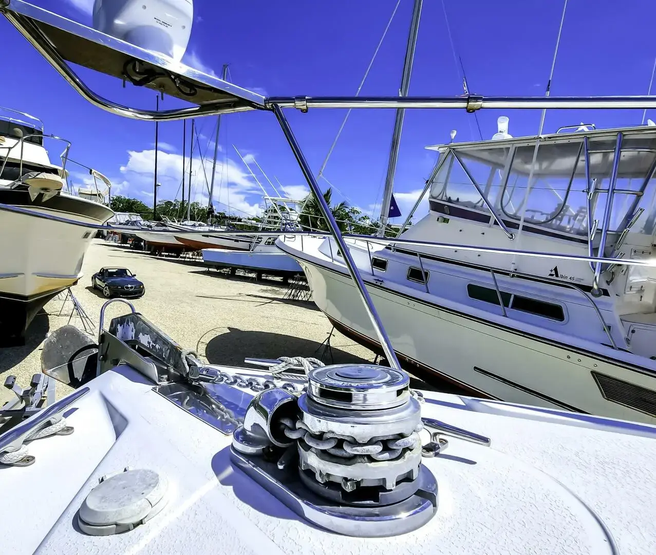 1999 Carver 504 cockpit motor yacht