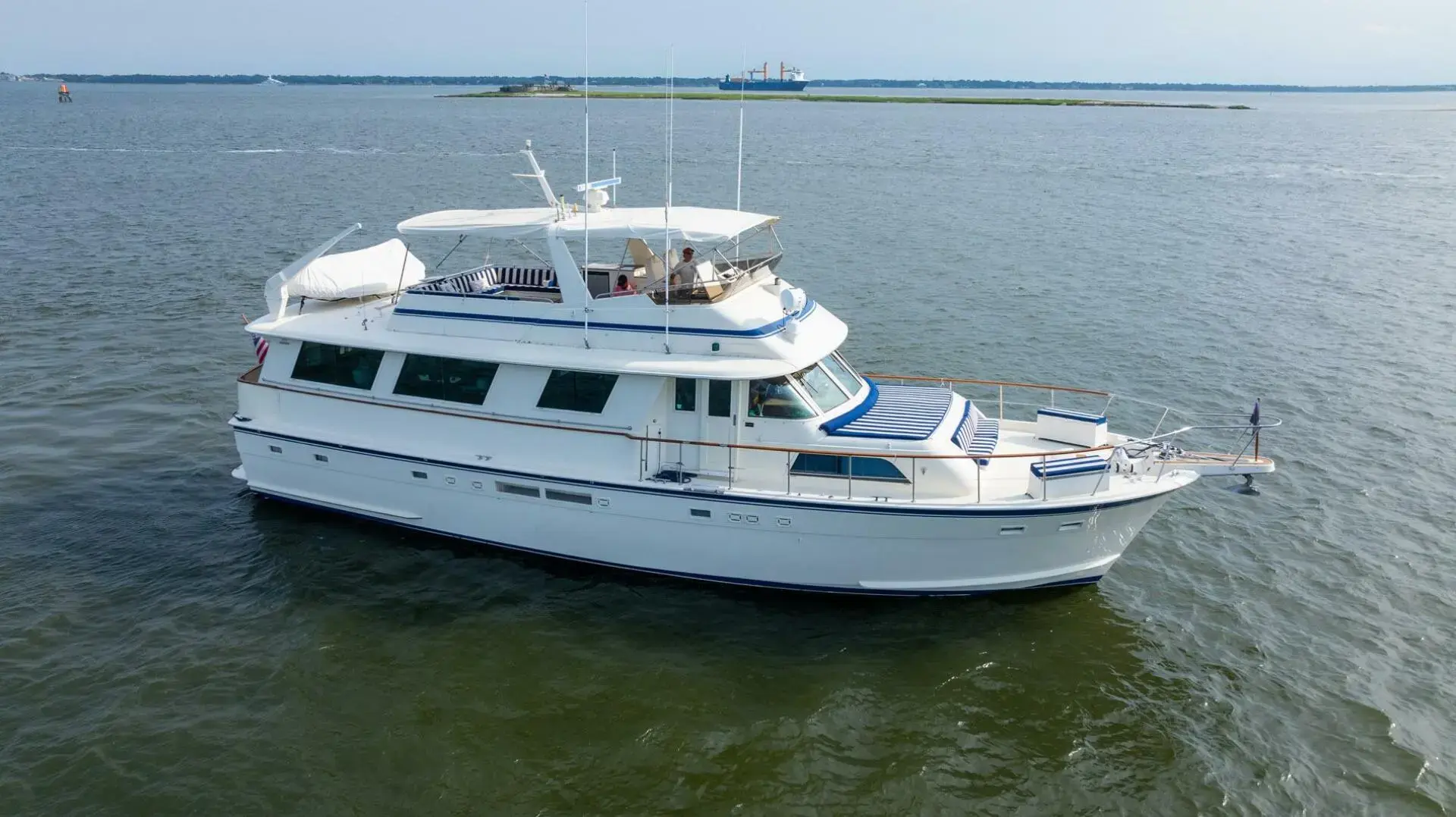 1987 Hatteras 63 motor yacht