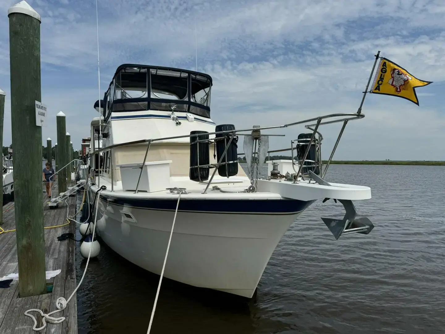 1986 Hatteras 43 motor yacht