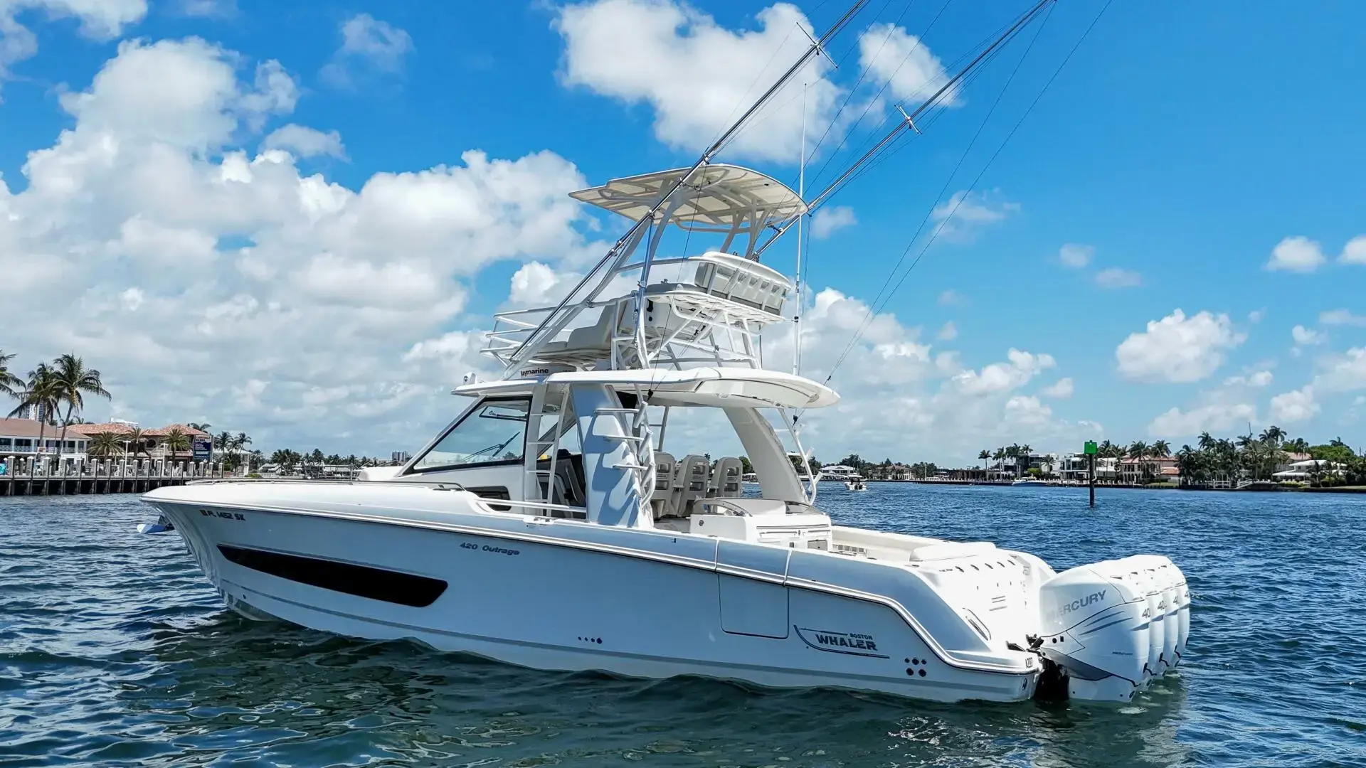 2017 Boston Whaler 420 outrage