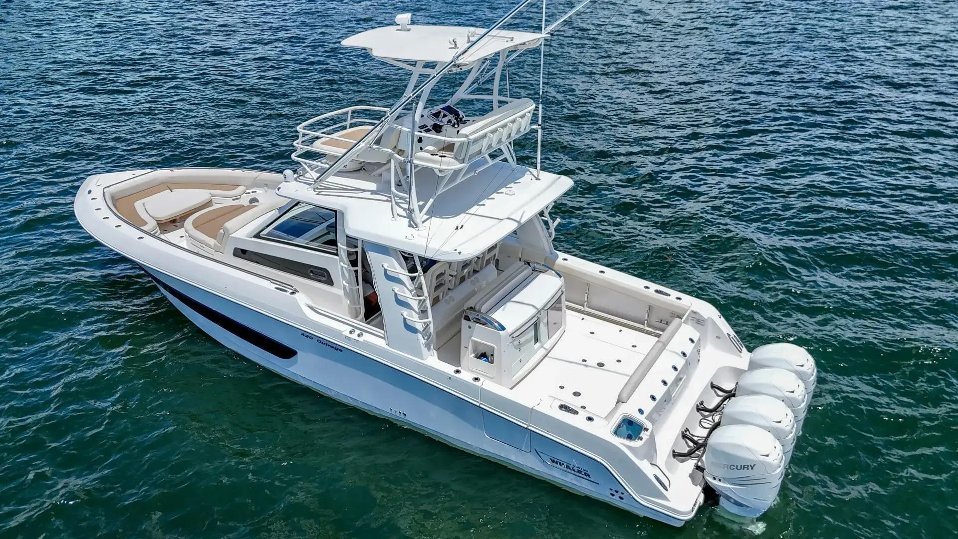 2017 Boston Whaler 420 outrage