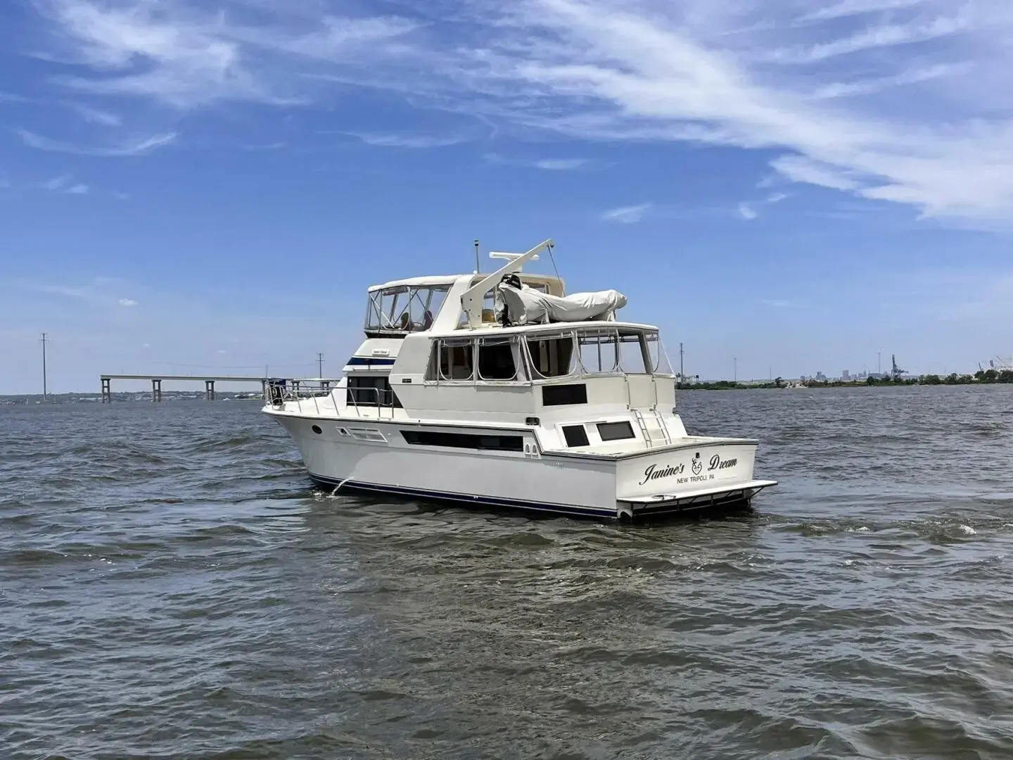 1989 Californian cockpit motor yacht