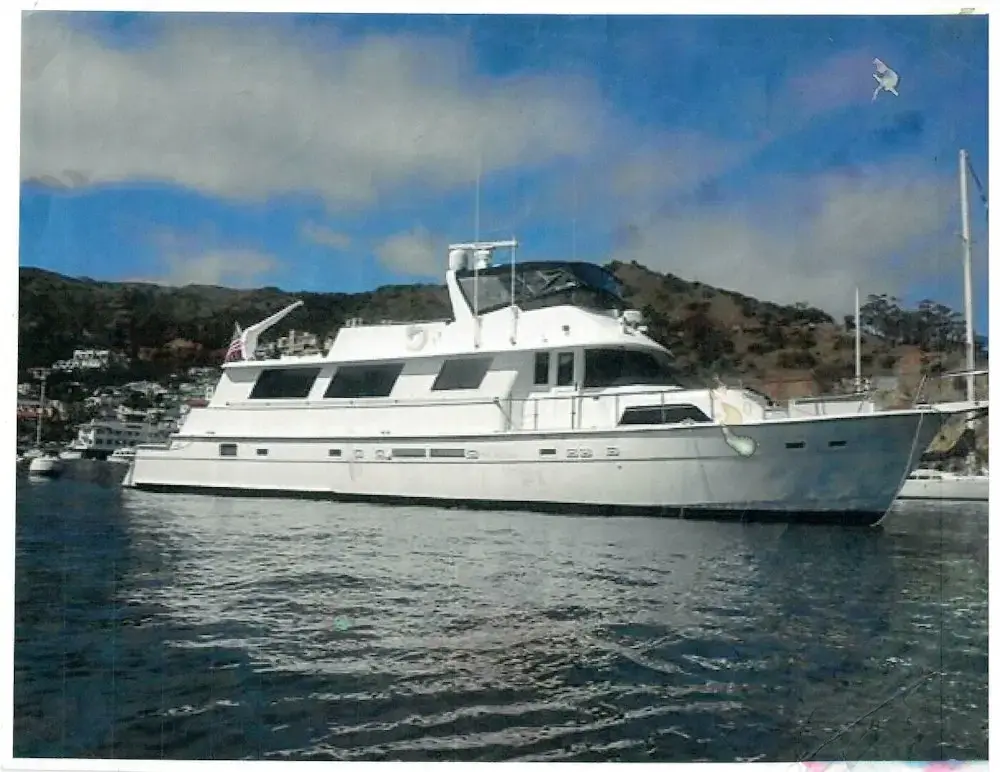 1986 Hatteras 70' cockpit motor yacht