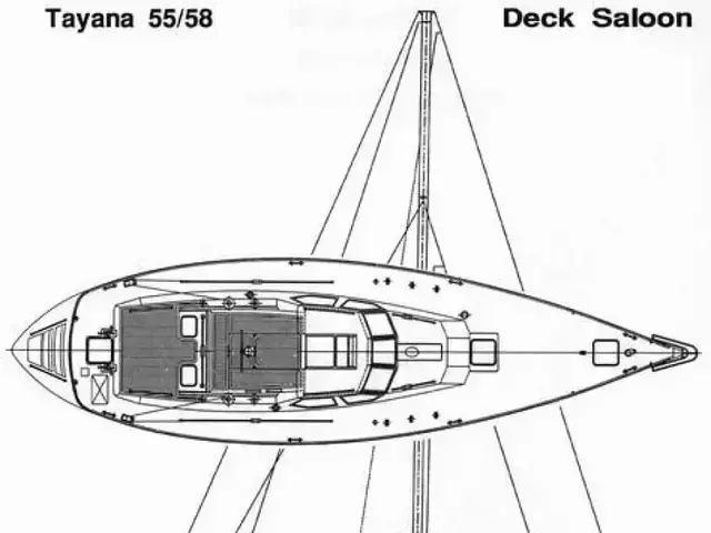 Tayana 58 Deck Saloon