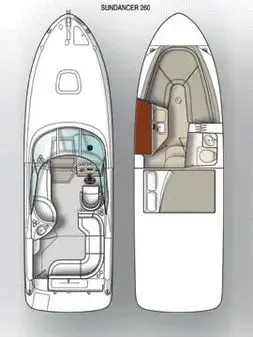 2005 Sea Ray sundancer 260