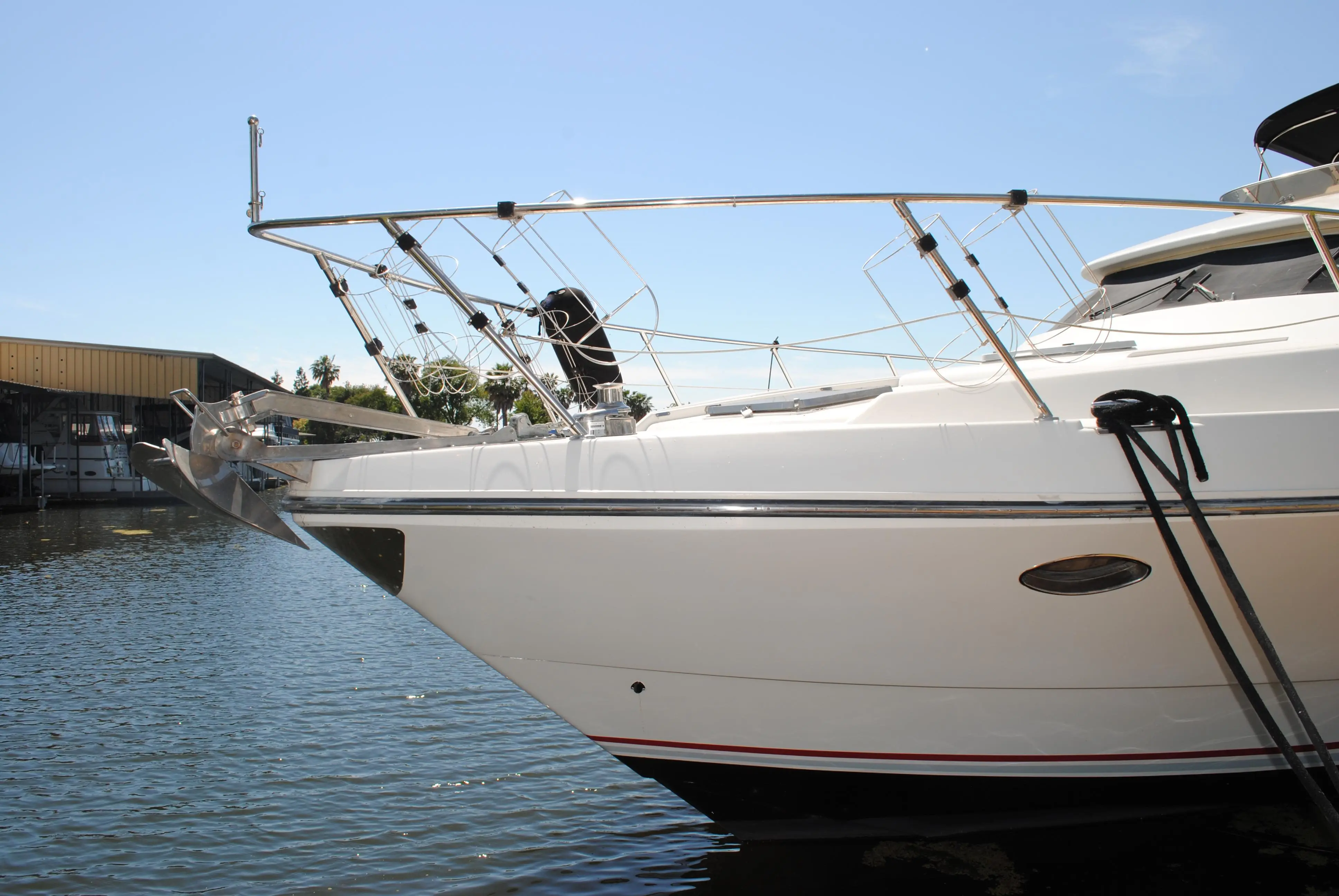 1991 Johnson 63 flybridge