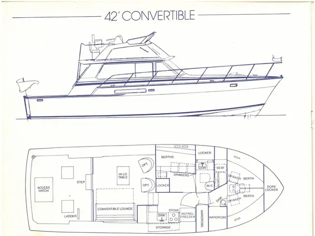 Bertram 42 Convertible