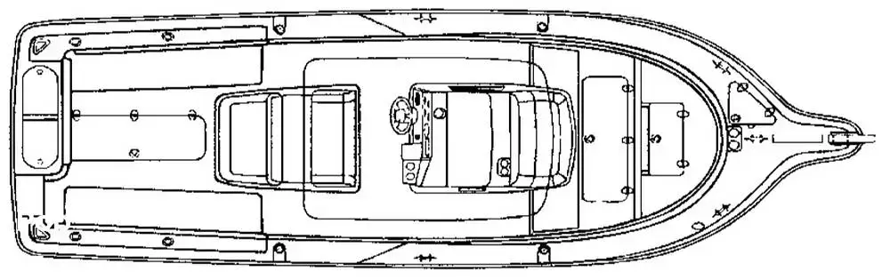 2001 Shamrock 270 open