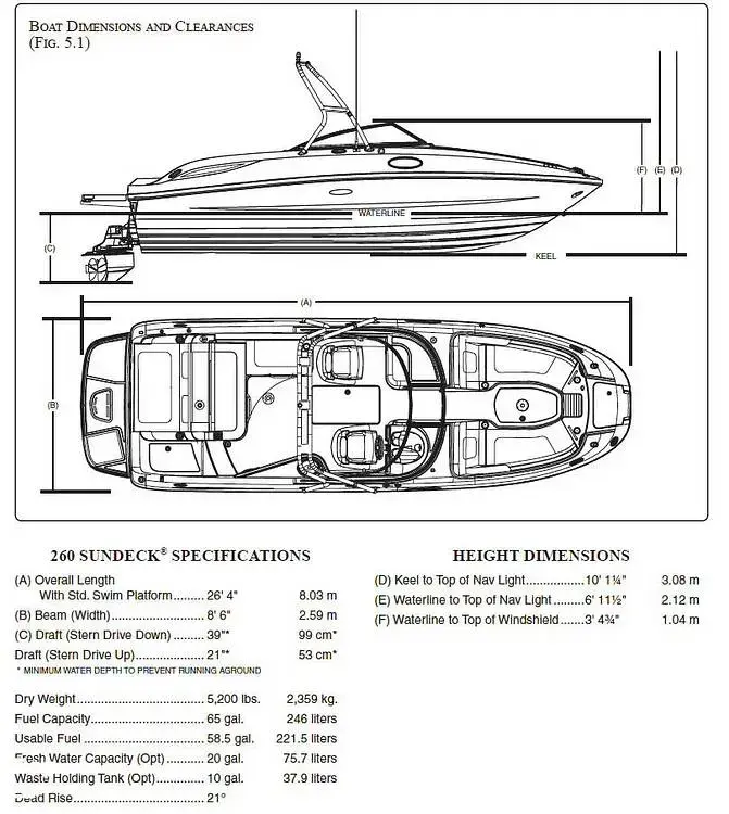 2011 Sea Ray 260 sundeck