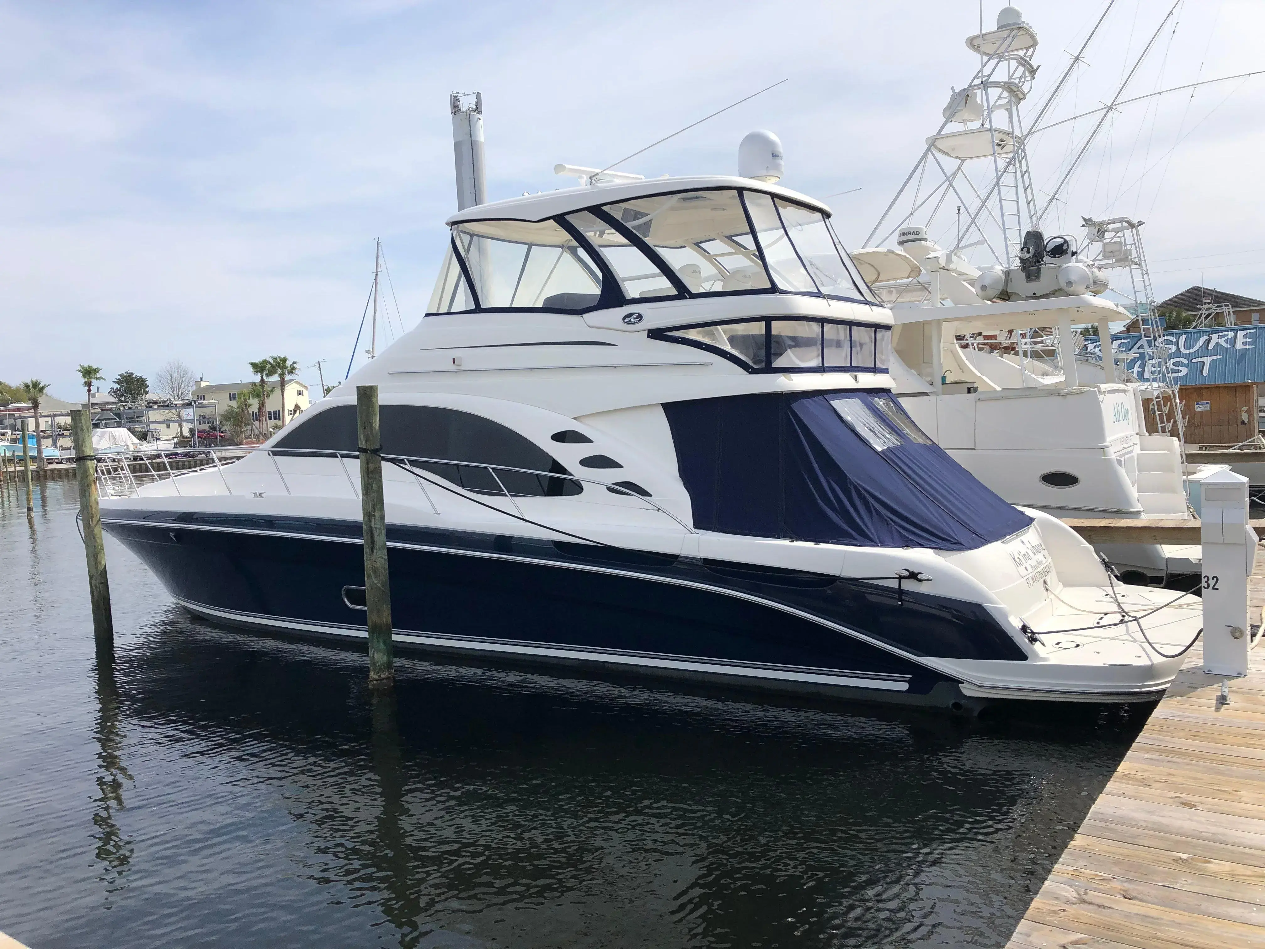 2005 Sea Ray 550 sedan bridge